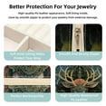 thumbnail image 3 of Bohemian Travel Portable Square Jewelry Box Organizer Earring Necklace Bracelet Holder Decorative Display Case Stand Storage Box, 3 of 6