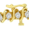 thumbnail image 3 of 18K Yellow Gold 3ct. TDW. Diamond Tennis S-Link Bracelet (I-J, I1-I2), 3 of 5