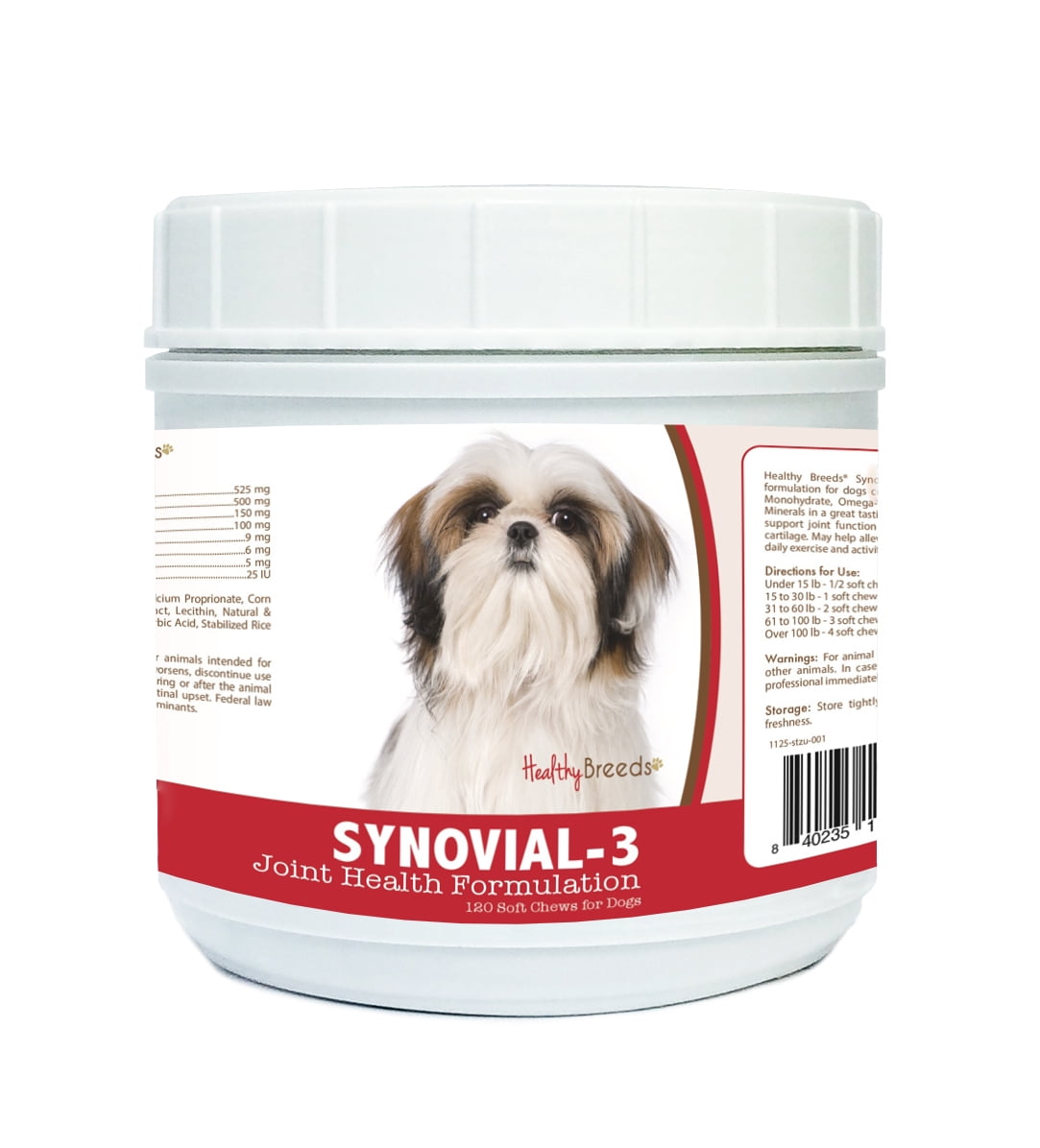 Healthy Breeds Synovial3 Dog Hip and Joint Supplement for Shih Tzu