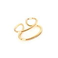thumbnail image 1 of Sonducket Anillos de boda, fiesta de compromiso, moda de viaje, anillo de aleación abierta, joyería portátil para mujer, regalo de cumpleaños Ropa, zapatos y accesorios Miscelánea Oro, 1 of 6