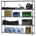 thumbnail image 3 of Shelving Inc. 18" d x 72" w x 54" h Chrome Wire Shelving with 5 Shelves, 3 of 6
