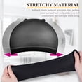 thumbnail image 4 of Wig Caps, 20pcs Black Stocking Caps For Wigs Stretchy Nylon Wig Caps Wig Caps For Women Man-Black, 4 of 5