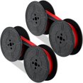 thumbnail image 1 of Paquete de 2 carretes de cinta para máquina de escribir, carrete rojo y negro, paquete de repuesto para máquina de escribir, 1 of 5