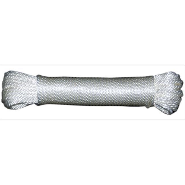 Solid Braid Nylon Rope Hank x 100 ft T.W Evans Cordage 3//8 in
