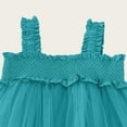 thumbnail image 4 of Pounoo Womens Sundresses Halter Neck Rose Decor Tulle Skirt Lightweight Sweet Style (For Small Wearers) Gift, 4 of 6