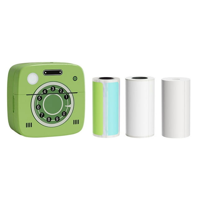 Graflsoa M1 Imprimante d'Étiquettes Portable Bluetooth 58 mm avec Impression Photo IA, Application Multilingue, Reçus Thermiques et 11 Rouleaux de Papier (1 Thermique + 5 Colorés + 5 Adhésifs)