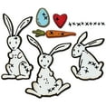 thumbnail image 2 of Sizzix Thinlits Matrices par Tim Holtz 15/paquet-Bunny Stitch, 2 of 3
