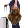 thumbnail image 3 of Ladies Soft Handbags Artificial Wool Women Bag Temperament Birthday Perfect Gift, 3 of 6