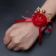 thumbnail image 2 of Ramillete de boda artificial Ormromra 2 uds flor de muñeca roja, 2 of 8