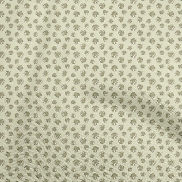 oneOone Rayon Greenish Beige Fabric Asian Block Sewing Craft Projects Fabric Prints By Yard 56 Inch Wide