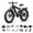 Iron Gray, variant on PUCKIPUPPY Electric Bikes for Adults 130Miles Long Range E Bike 1350W 28 mph Dual Battery Ebike (48V 15AH + 48V 15AH) 26" Fat Tire Full Suspension E Mountain Bike 8 Speed, Comply with UL2849 by SGS