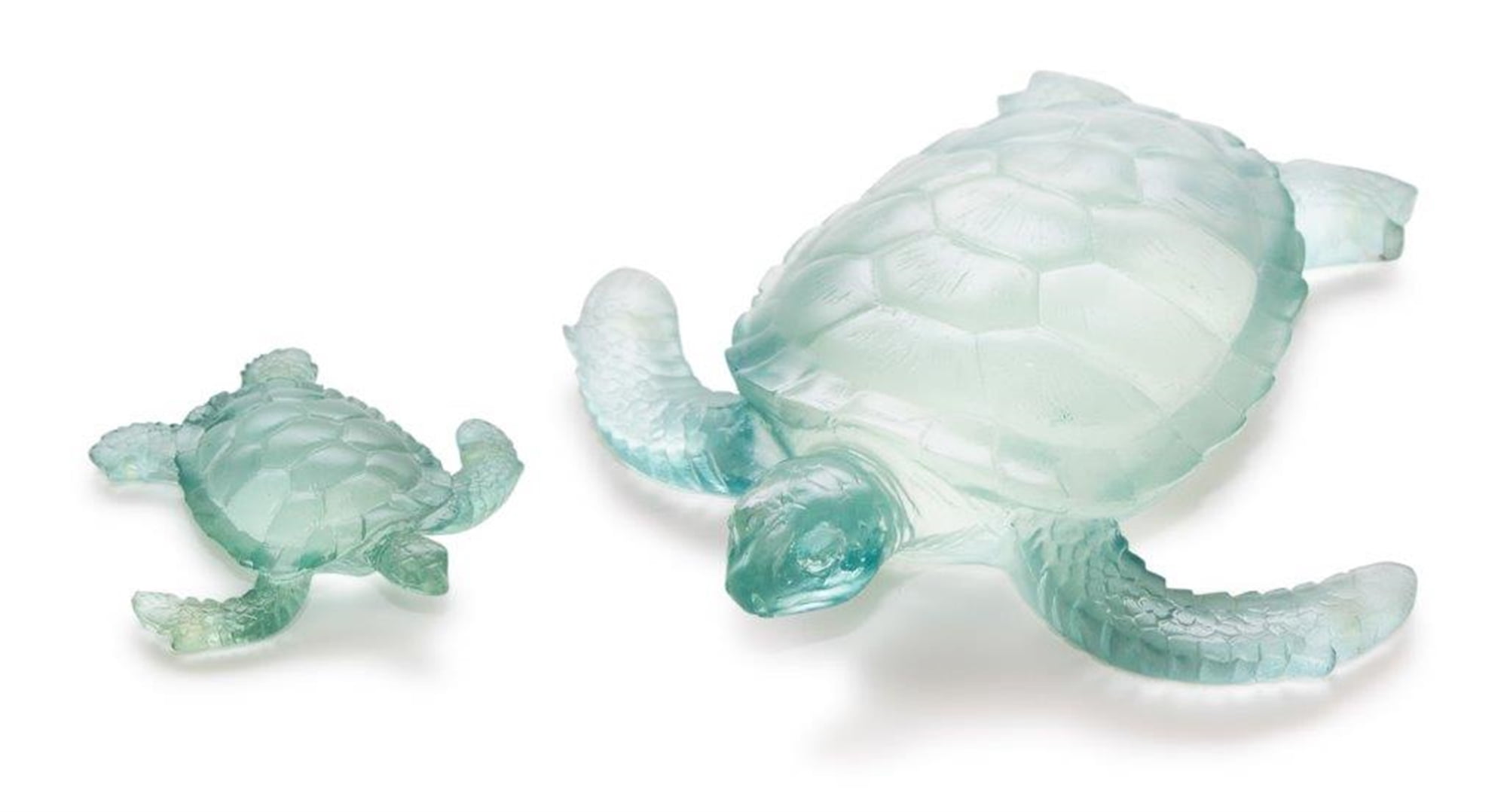 Turtle (Set of 2) 4"L, 8"L Resin