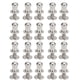 thumbnail image 1 of Remache De Clavo, 20 Juegos De Tornillos De Cabeza Redonda De Cobre, 1 of 7