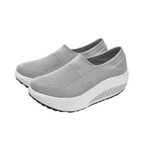 Hvyesh Womens Walking Tennis Shoes - Slip On Memory Foam Lightweight Casual Sneakers Fashion Sock Sneakers Sports Workout Gym Shoes for Running for Gym Travel Work
