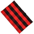 thumbnail image 2 of Maoww Hand-Woven Cotton Plaid Area Rug Anti Slip Doormat Floor Mat Layered Carpet for Laundry Kitchen, Red Black, 90x60cm, 2 of 7