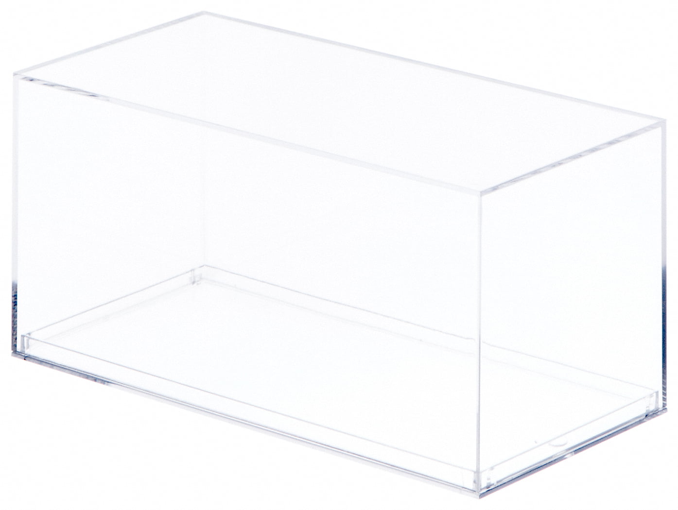 Clear Acrylic Display Case 9.5"X4"X4" Use Vertical or Horizontal for Cars Plush 