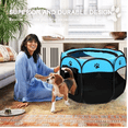 thumbnail image 4 of Casa Corral  Bloosom Mascotas Plegable Portátil Multifuncional Azul, 4 of 4