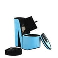 thumbnail image 2 of DeeHome 9" Tall Display Jewelry Box with Hidden Storage, High Heel Shoe Design, Turquoise Velvet, 2 of 5
