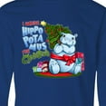 thumbnail image 4 of Inktastic I Wanna Hippopotamus for Christmas- Cute Hippo Long Sleeve Youth T-Shirt, 4 of 5