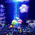 thumbnail image 4 of Flmtop 4 Pcs/ensemble Aquarium Réservoir Silicone Corail Artificiel Plante Champignon Lumineuse Décor, 4 of 9