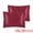 Wine Red, variant on Unique Bargains Envelope Closure Soft and Smooth Satin Pillowcase (2 Count) Gold Queen