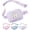 Purple, variant on YOOLIFE Easter Gifts for Kids Girls Birthday Gifts for 5 6 7 8 9 10 Year Old Girls Kid Purse, Initial Sling Bag Crossbody Bag for Little Girl Purse, Small Fanny Pack for Girl Daughter Sister Pink M