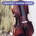 thumbnail image 4 of Miangastore Durable Rubber Waist Support Protector for Violin with C-shaped Design and Easy Installation Black, 4 of 8