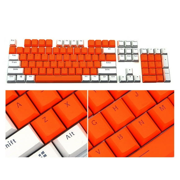 Teclas Translúcidas de Doble Disparo onlyliua 104 Teclas Retroiluminadas para Teclado
