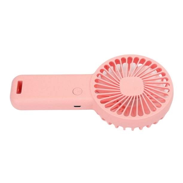 Ventilador Portátil De Mano, Ventilador Personal Recargable De 800 MAh USB Con Base, Ventilador Pequeño Ligero Para Viajar, Al Aire Libre