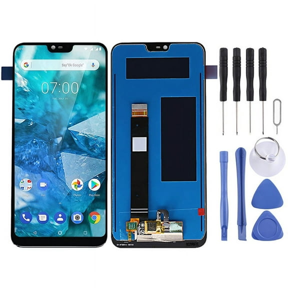 TFT LCD Screen for Nokia 7.1 TA-1085 TA-1095 TA-1096 with Digitizer Full Assembly (Black)