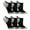 Black, variant on Fruit of the Loom Cool Zone Lightweight No-Show Socks for Women, Black Assorted, Sizes 8-12 (6-Pack)
