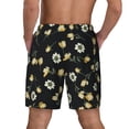 thumbnail image 4 of Uemuo Daisy Pattern Mens Swim Trunks Quick Dry Board Shorts with Mesh Lining, Stretch Beach Shorts Quick Dry No-Chafing Board Shorts-, 4 of 9