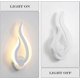 thumbnail image 3 of Indoor Wall Light, Modern LED Wall Lamp 10W, Warm White 3000K, Height 31cm, Flame Shape, Acrylic, Wall Night Light, 220V IP20, 3 of 5