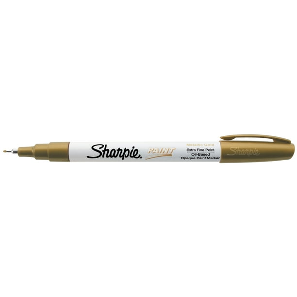 Sharpie® OilBased Paint Marker, Extra Fine Point, Gold