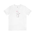 thumbnail image 2 of Bunny and Heart T-shirts, Easter Women T-shirts, Easter Gifts, Mom T-shirts, 2 of 6