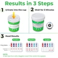 thumbnail image 3 of Easy@Home 5 Panel Urine Drug Test Cup, 5 Pack, 3 of 8