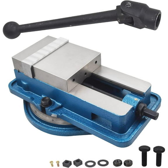 waltyotur 6" Lock Precision Vise With Lock Vice Milling Drilling Machine Bench Clamp