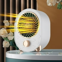 FYHALE Space Heater for Home Large Room Electric Heater Fan Desktop Heating Heater Household Vertical Fast Heating Energy-saving Tilting Power-off Portable Heater