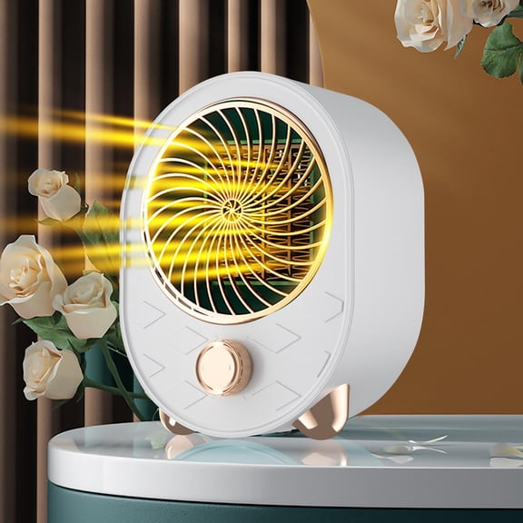 FYHALE Space Heater for Home Large Room Electric Heater Fan Desktop Heating Heater Household Vertical Fast Heating Energy-saving Tilting Power-off Portable Heater