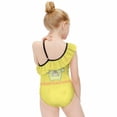 thumbnail image 2 of Pompompurin Girls One Piece Swimsuits Hawaiian Ruffle Swimwear Beach Bathing Suit Outfits, 2 of 7