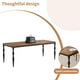 thumbnail image 2 of Towallmark Mesa de Comedor de 70,9 Pulgadas para 8 Personas, Mesa de Cocina Rectangular de Granja con Patas Resistentes, Mesa de Comedor Larga de Madera para Cocina, Sala de Estar, Marrón, 2 of 6