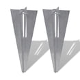 thumbnail image 1 of vidaXL Fence Post Spikes 2 pcs Steel, 1 of 2