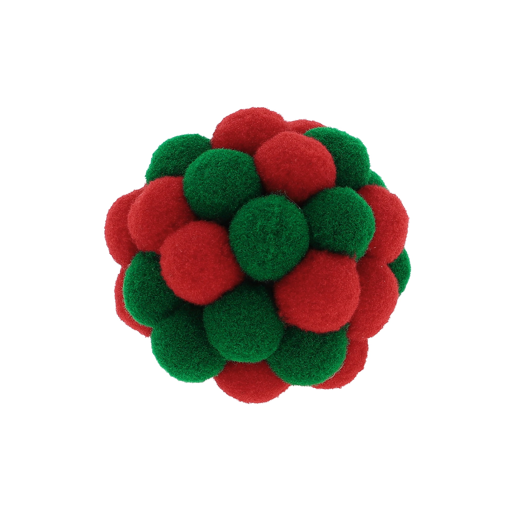 Unique Bargains Ball Shape Cat Teaser Toys in Red and Green Colors for Cats