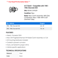 thumbnail image 2 of A/C Clutch - Compatible with 1985 - 1986 Chevy K30, 2 of 2