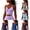 Purples, variant on Spaghetti Strap Yoga Shirts Women Ruched Front Cropped Sleeveless Tops for Running Workout Slim Fitted Crop Tank Tops Purples