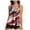 White, variant on Tankini Swimsuit for Women 4Th July Independence Day American Flag Print Large Bikini Set Beach Swim Bathing Suit Navy,L