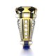 thumbnail image 4 of Anillo de cobre vintage Vevor con incrustaciones de diamantes de imitación Champagne Talla 10, 4 of 4