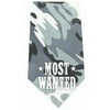 Most Wanted Screen Print Bandana, Grey Camo
