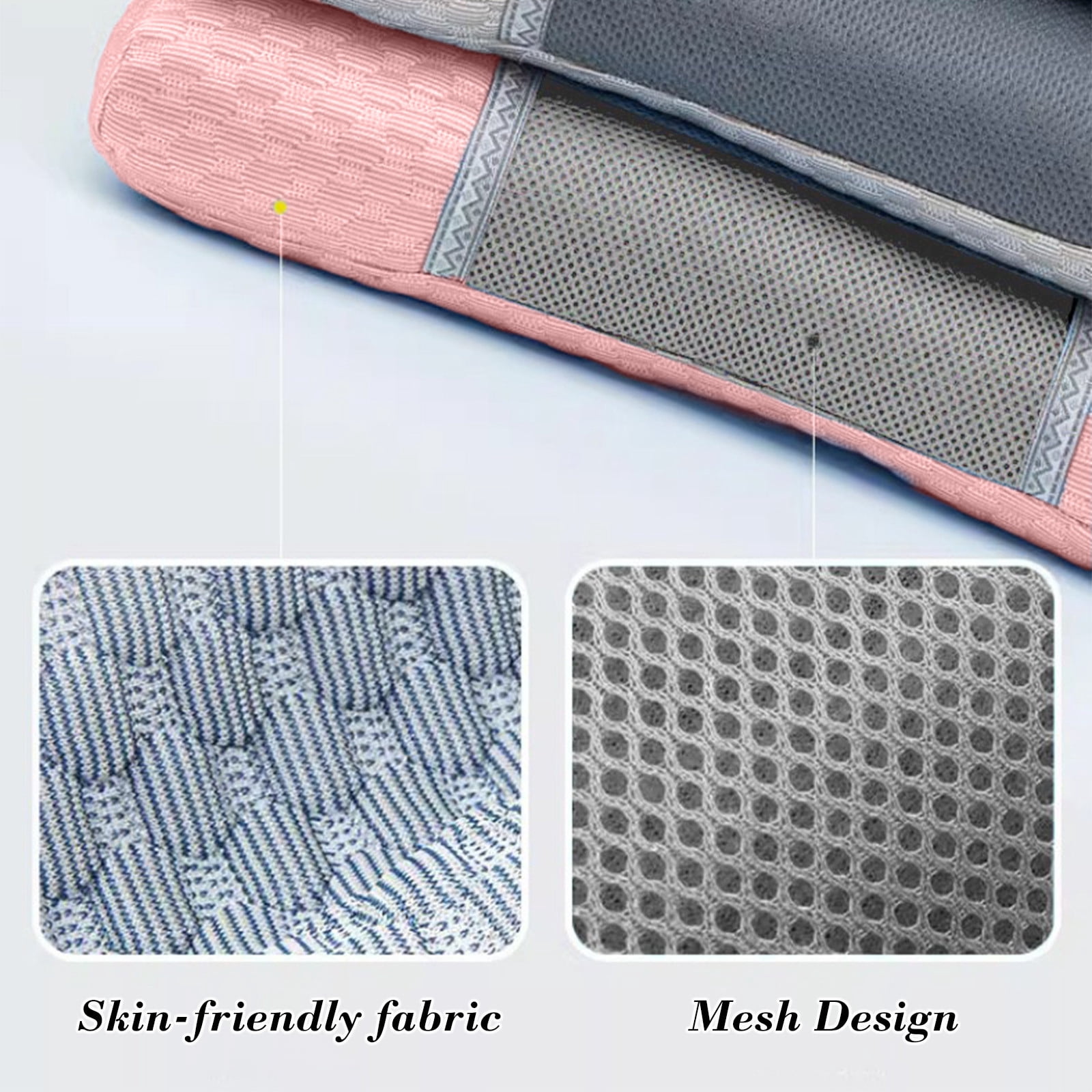 JoyMoreHome Cervical Pillow for Neck Pain Relie, Neck Pillows Support for Sleeping, Bolster Pillow for Bed, Legs, Back and Yoga