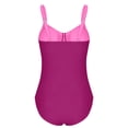 thumbnail image 4 of Mceream Women's Swimsuit Color Blocked Swimsuit Full Hip Coverage Swimsuit Hot Pink L, 4 of 7